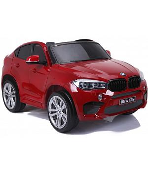 Coche a batería Bmw X6M 2 Plazas 12v, Mando RC, Motores 2x120w, Rojo pintado - LE2844